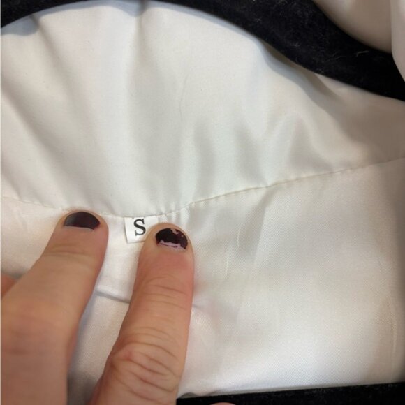 Cupshe Women's Snowy White Puffer Vest - Picture 2 of 4